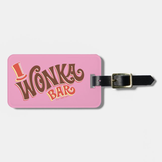 Wonka Bar Logo Luggage Tag (Front Horizontal)