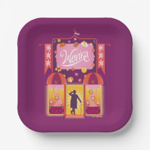 Wonka Candy Store Graphic Paper Plate
