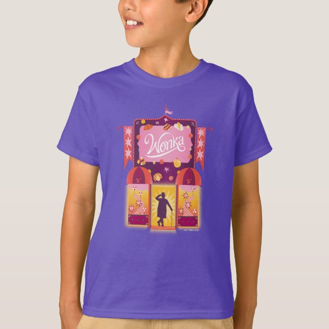 Wonka Candy Store Graphic T-Shirt (Front)