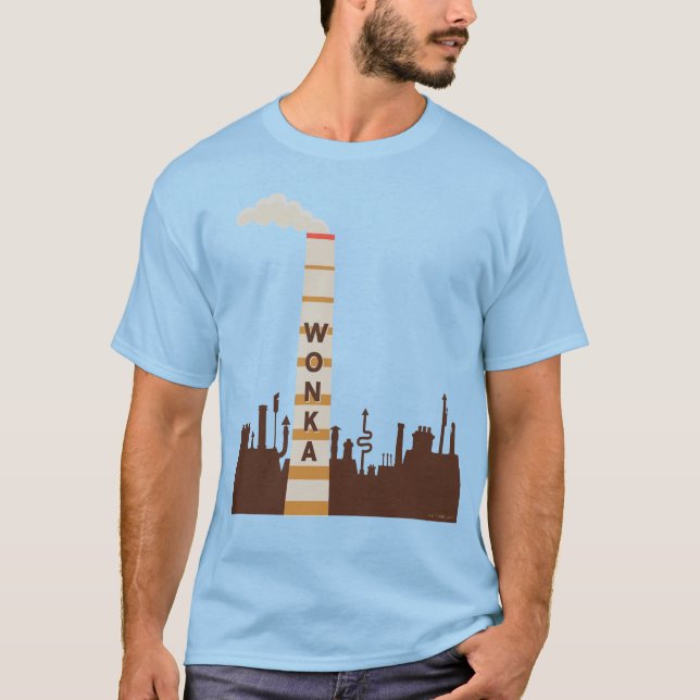 Wonka Factory Silhouette T-Shirt (Front)