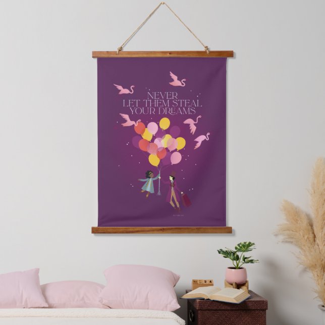 Wonka "Never Let Them Steal Your Dreams" Hanging Tapestry (Bedroom)