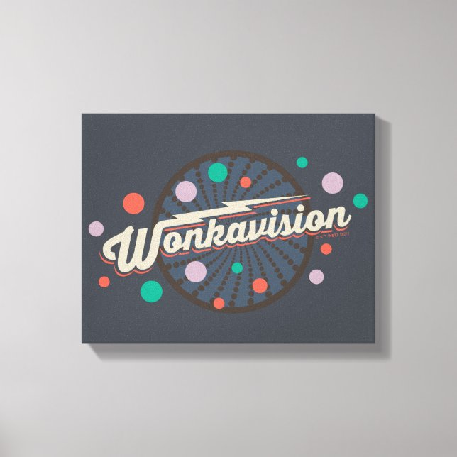 Wonkavision Logo Canvas Print (Front)