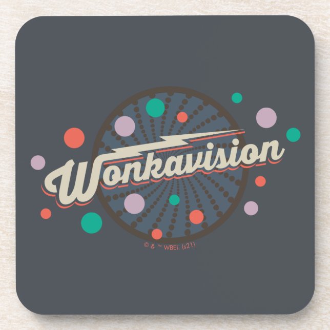 Wonkavision Logo Coaster (Front)