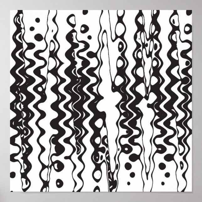 Wonky B&W Poster (Front)