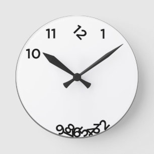 Wonky clock