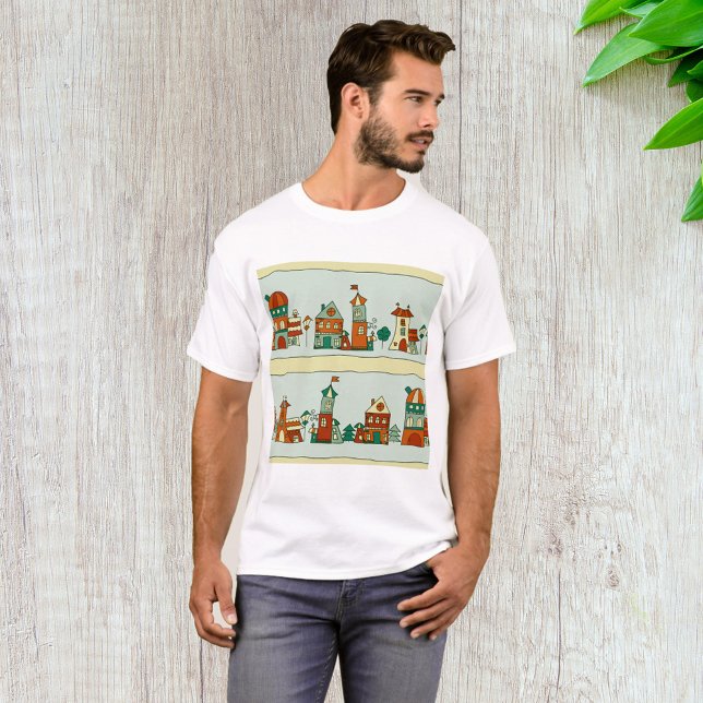 Wonky Houses T-Shirt (Creator Uploaded)