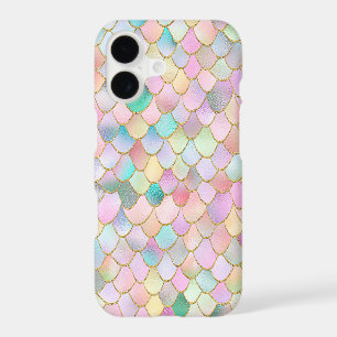 Wonky Trendy Rainbow Girl Metal Mermaid Scales