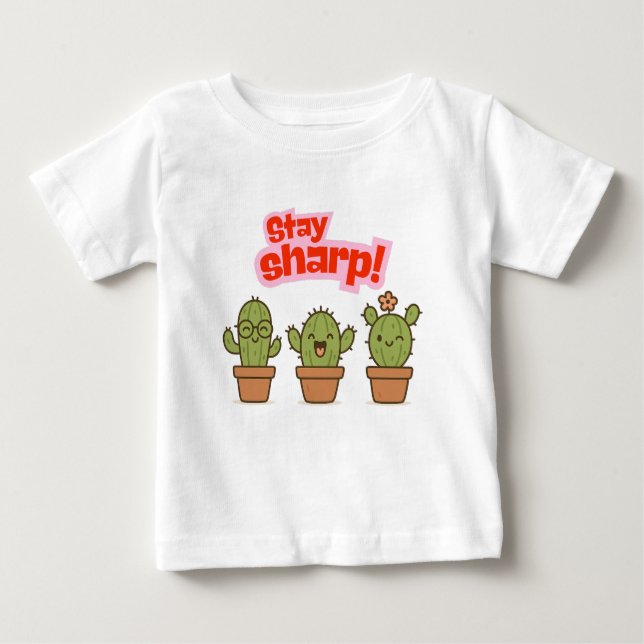 Wonky Zoo Cacti Toddler T-Shirt (Front)