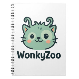 Wonky Zoo Cat Notebook | Funny Animal Journal