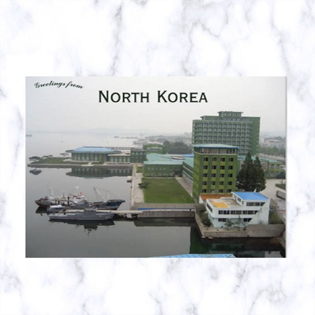 Wonsan Waterfront North Korea Postcard (Creator Uploaded)