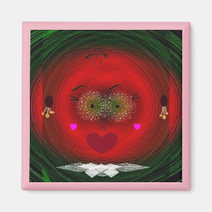 "Won't You Be My Valentine" Two Inch Magnet
