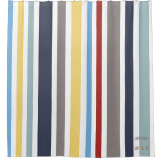 WONZ Limited little Sailor by Shirt to Design Shower Curtain