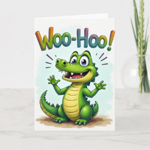 Woo Hoo Creature Birthday Card