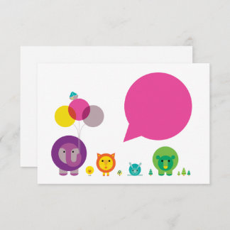 Woo-Hoo! Zoo Fiesta Note Card