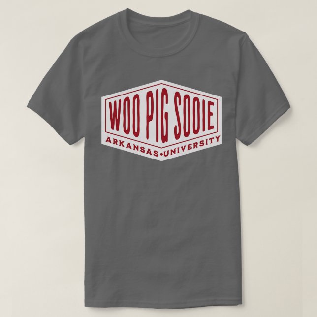 Woo Pig Sooie Banner T-Shirt (Design Front)