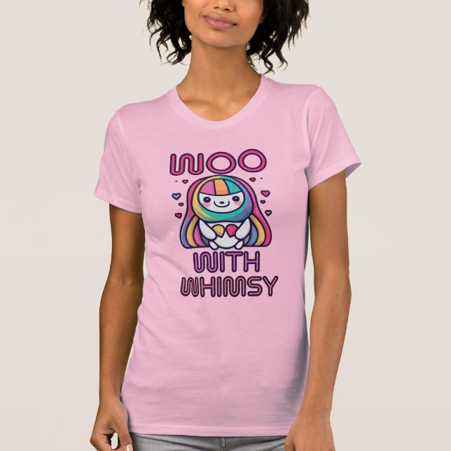 Woo with Whimsy Kawaii T-Shirt (Front)