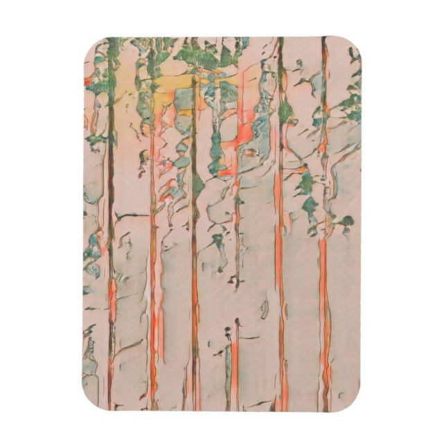 Wood 8a Flexible Photo Magnet (Vertical)