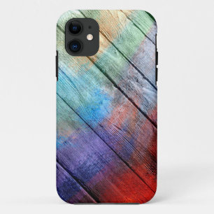 Wood Acrylic Painting #2 iPhone 11 Case