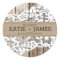 Wood and Lace Rustic Country Wedding Label