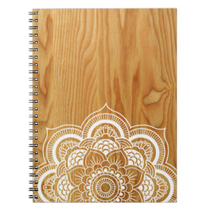 Wood and Mandala Notebook