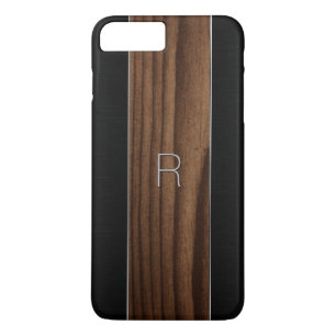 Wood and Metallic Look iPhone 7 Plus Case