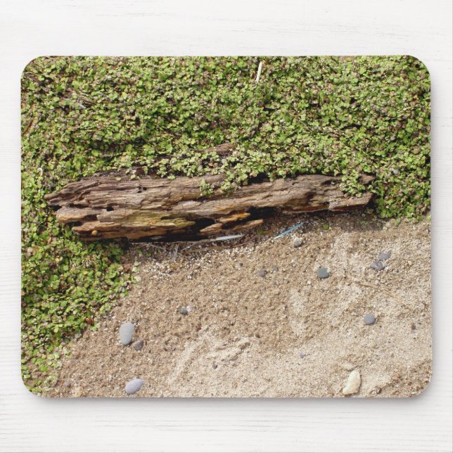 Wood and Sand Mouse Pad (Front)