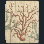Wood and Small Coral iPad Smart Cover<br><div class="desc">Stayed relaxed with this beautiful piece of sealife art. This beautiful silhouette of these coral reef will look great on any product. Take the beach with you where ever you go! Enjoy nature's finest sea life.</div>