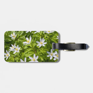 Wood Anemone Luggage Tag