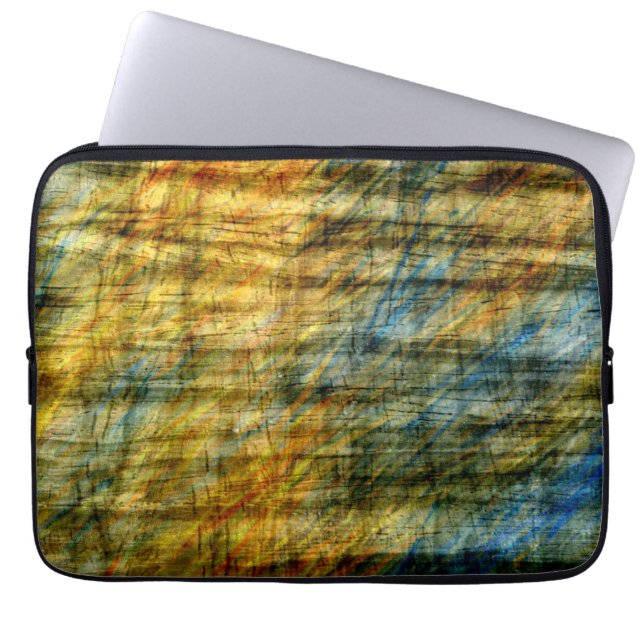 Wood Art 6 Laptop Sleeve (Front)