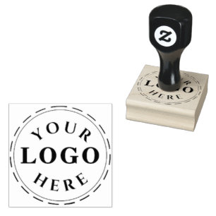 Wood Art Rubber Stamp –Personalised Logo or Design