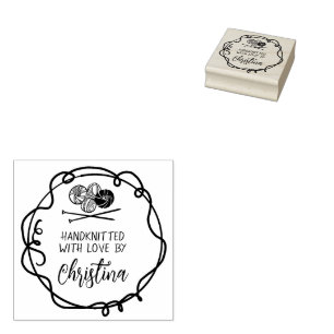 Wood Art Stamp custom handmade with love