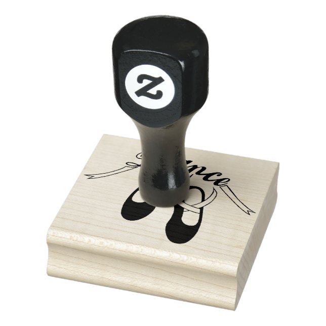 Wood Art Stamps/Dance Rubber Stamp (Stamp)