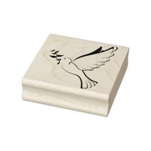 Wood Art Stamps/Dove Rubber Stamp