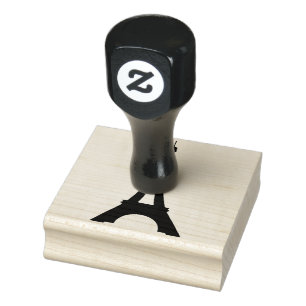 Wood Art Stamps/Eiffel Tower Rubber Stamp
