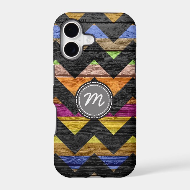 Wood aztec chevron pattern #8 (Back)