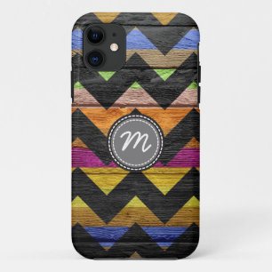 Wood aztec chevron pattern #8 Case-Mate iPhone case