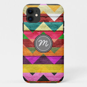 Wood aztec chevron zig zag pattern #3 Case-Mate iPhone case