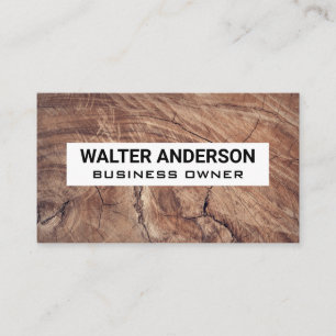 Wood Background Business Card