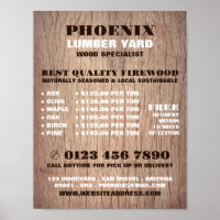 Wood Background, Lumber/Timber/Wood Yard Advert