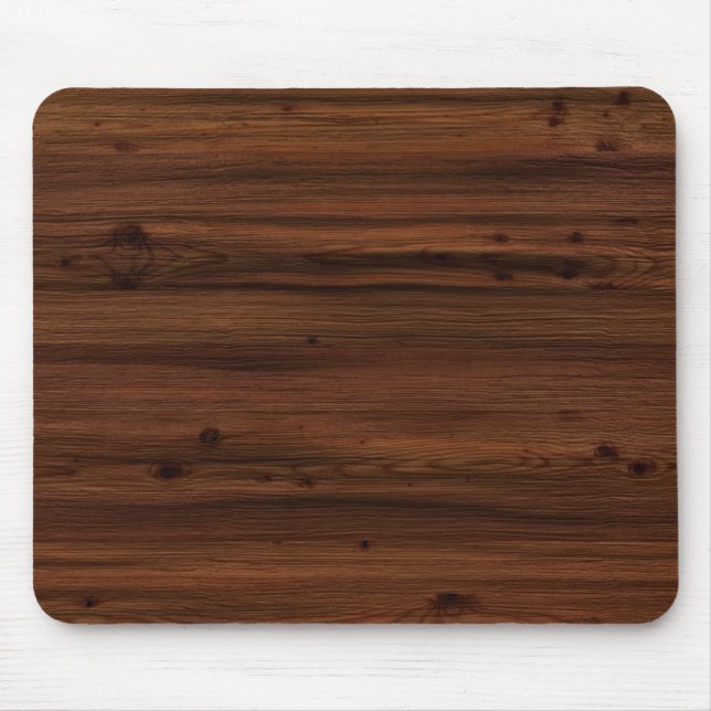 Wood background mouse pad (Front)