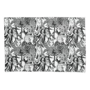 Wood Badge Pillow Case