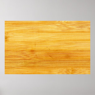 Wood bamboo background texture poster