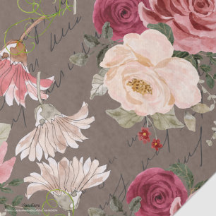 Wood bark colour background botanical Decoupage Tissue Paper