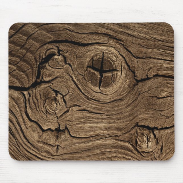 Wood Bark Mouse Pad (Front)