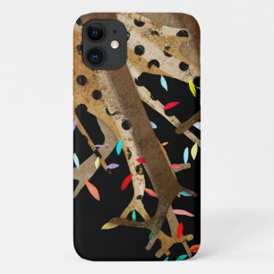Wood Bark Polka Dots Wedding Tree Case-Mate iPhone Case