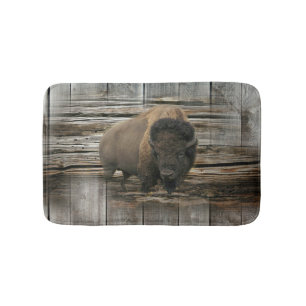 Wood Bison Bath Mat