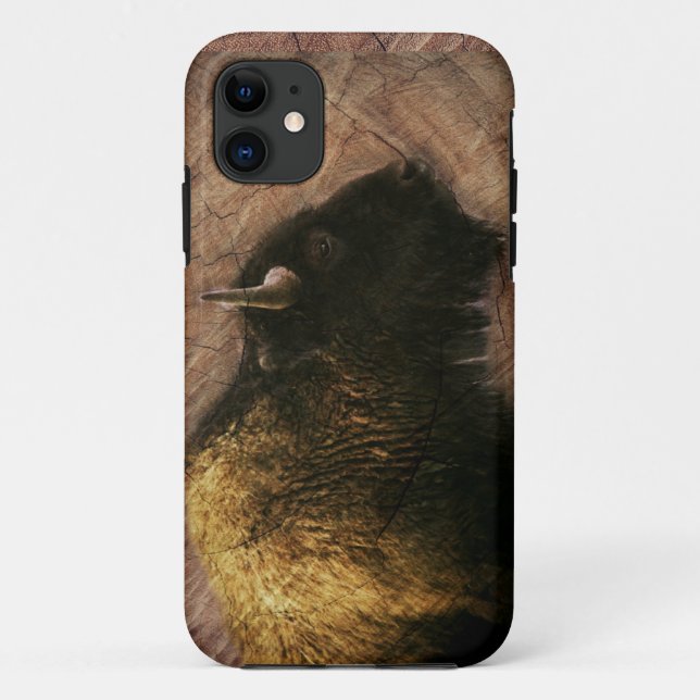 Wood Bison Buffalo Case-Mate iPhone Case (Back)