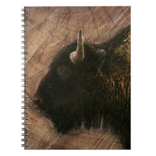 Wood Bison Buffalo Notebook