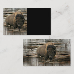 Wood Bison Business Card
