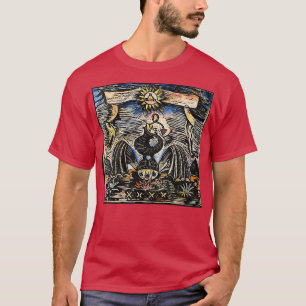 Wood Block Print Alchemy Classic TShirt